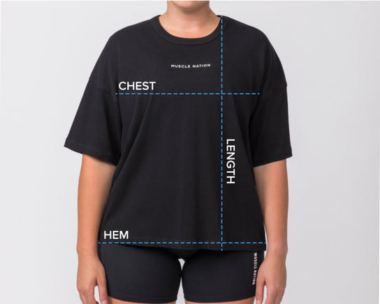 Boxy Fit Measurements