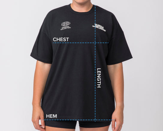 Oversized Fit Measurements